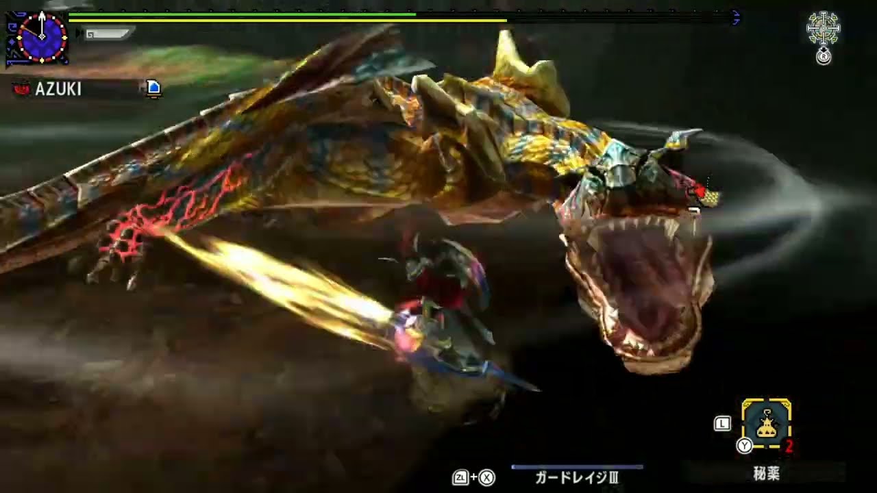 【MHXX】G4 轟竜の軌跡を追いかけて ティガレックス ブシドーランス 06'35