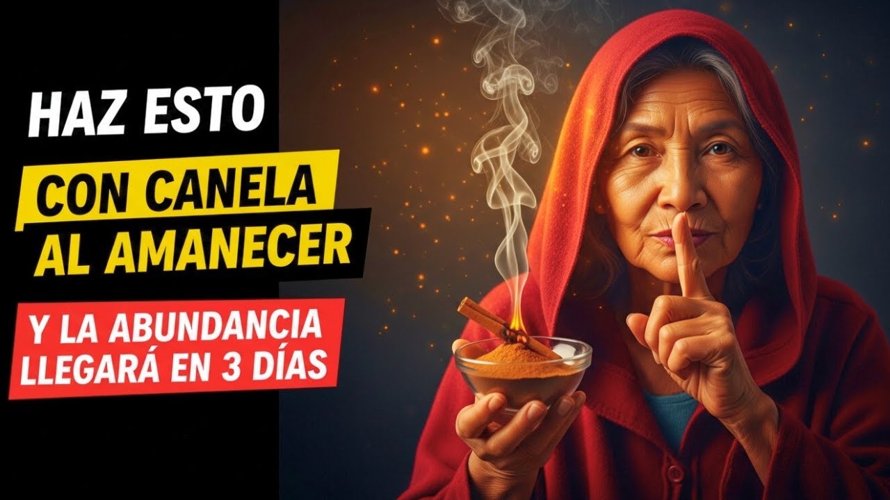  ATRAE ABUNDANCIA,  LLEGARÁ EN 3 DÍAS, RITUAL DE CANELA AL AMANECER 