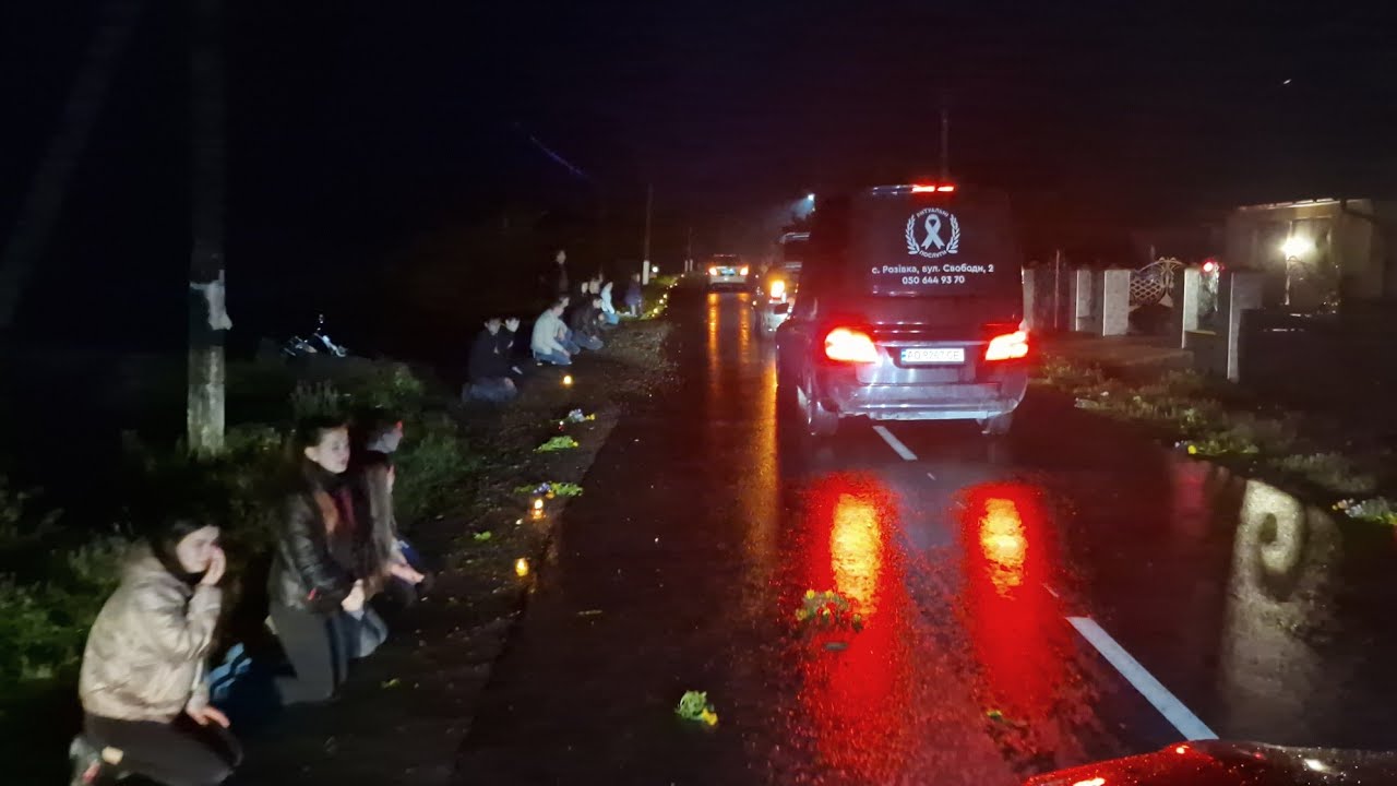 Так Чорноголова зустріла траурний кортеж загиблого героя Лешка Івана