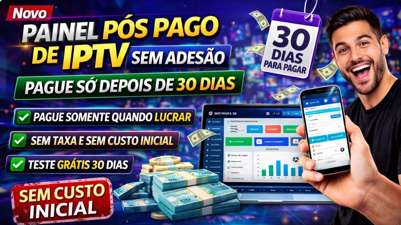 🔥 Esse Painel de IPTV Vai Mudar Sua Revenda em 2026!