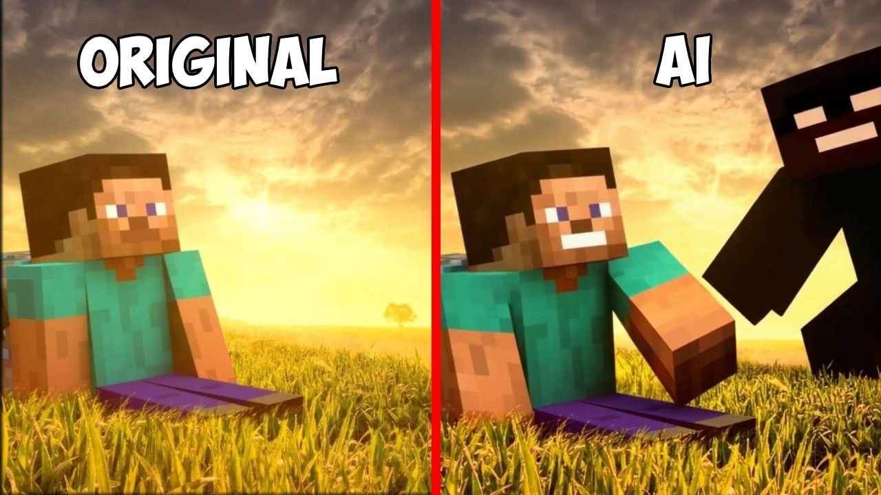 Minecraft AI Generated Images (Luma AI)