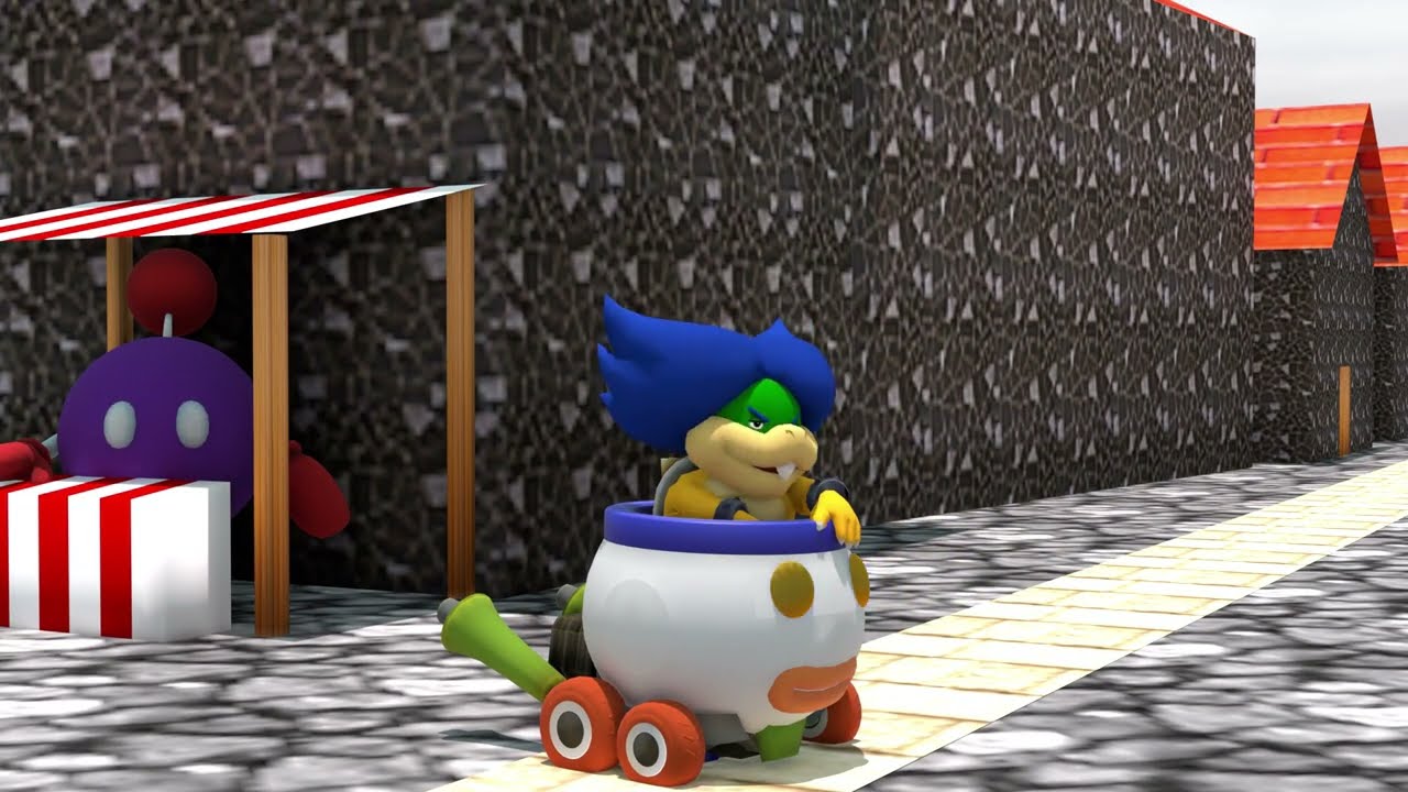 super mario blender animation: a damn good thrashing