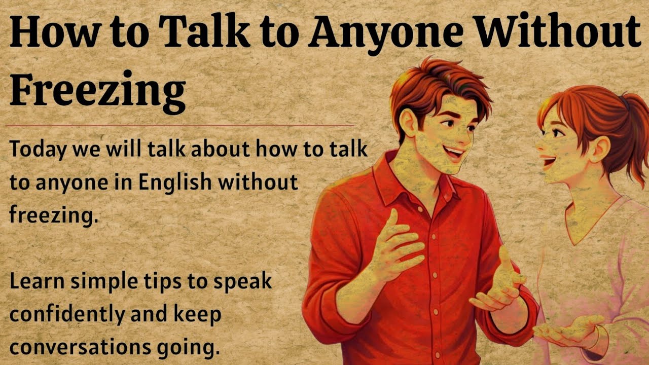 How to Talk to Anyone Without Freezing || Graded Reader || Speak English Confidently and Fluently ✅️