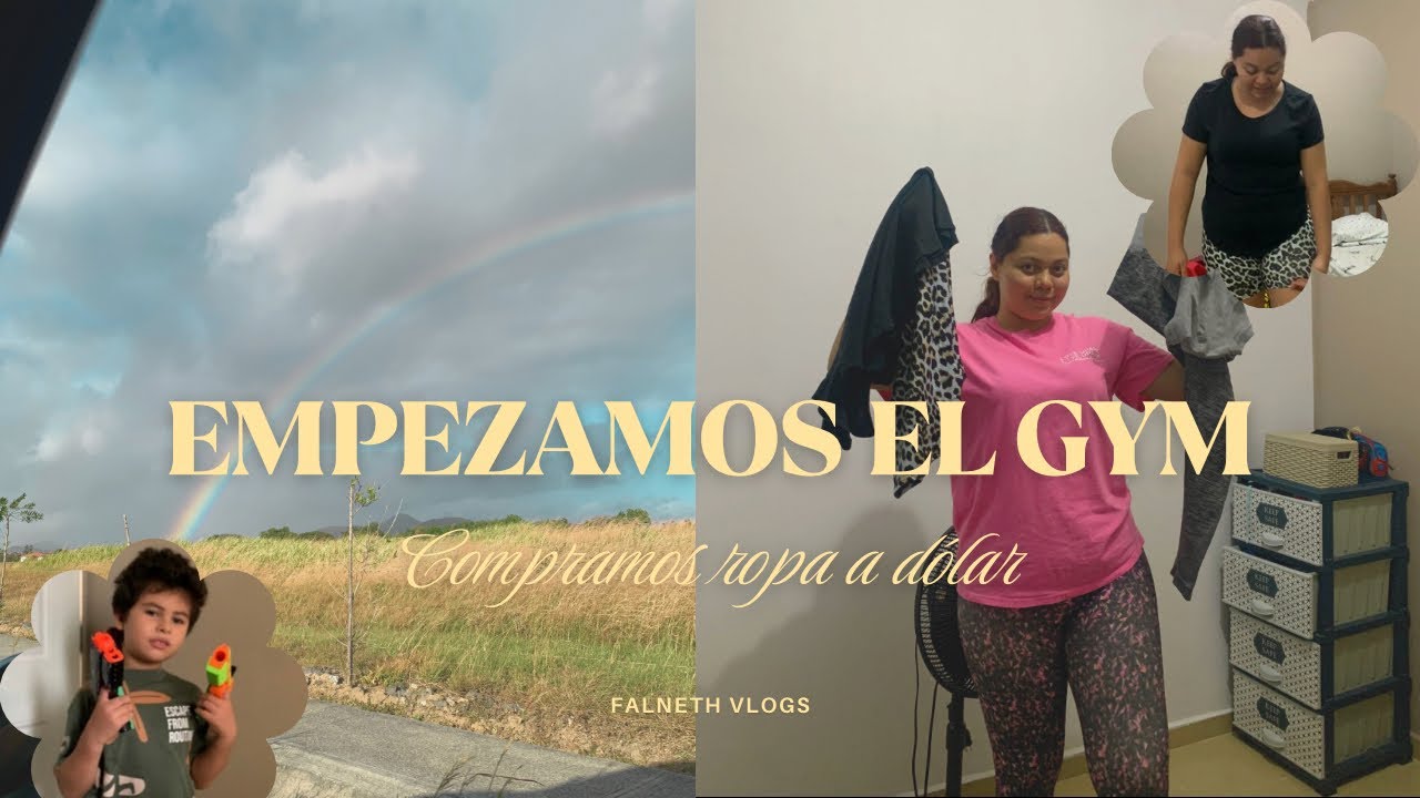 Empezamos el gym 🤍 | Ropa a $1 | Días lluviosos y fríos 🌧️ | Vimos un arcoíris 🌈