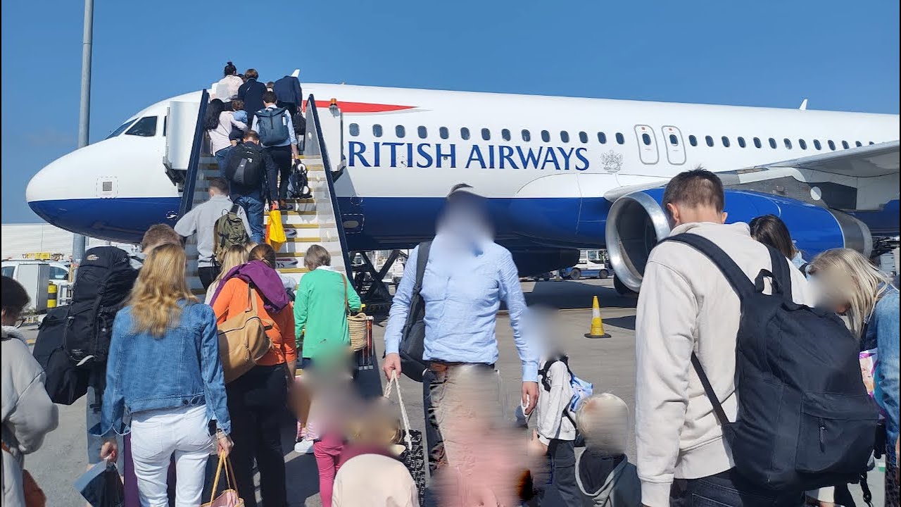 Flight London Heathrow to 🇬🇷 Zakynthos, Greece 2023 - British Airways A320