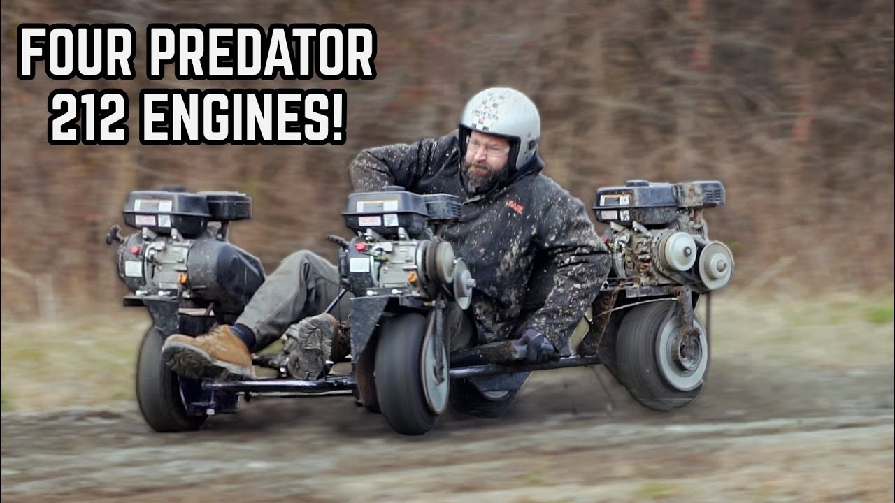 Reviving Our 4 ENGINE GO KART | 848ccs of AWD FURY!