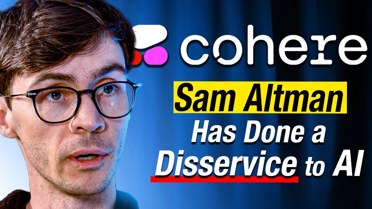 Cohere Founder, Nick Frosst: How To Compete with OpenAI & Anthropic, and Sam Altman&rsquo;s AI Disservice