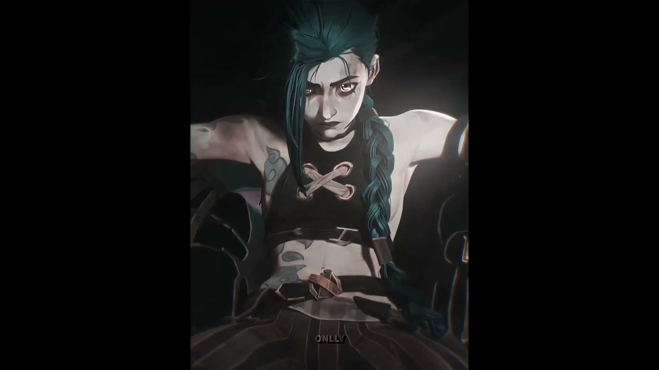 JINX EDIT || Glwzbll - Untitled 13 (Super Slowed) #shorts #arcane #jinx