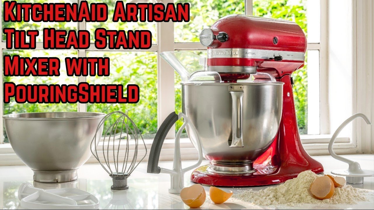 KitchenAid Artisan Tilt Head Stand Mixer with Pouring Shield