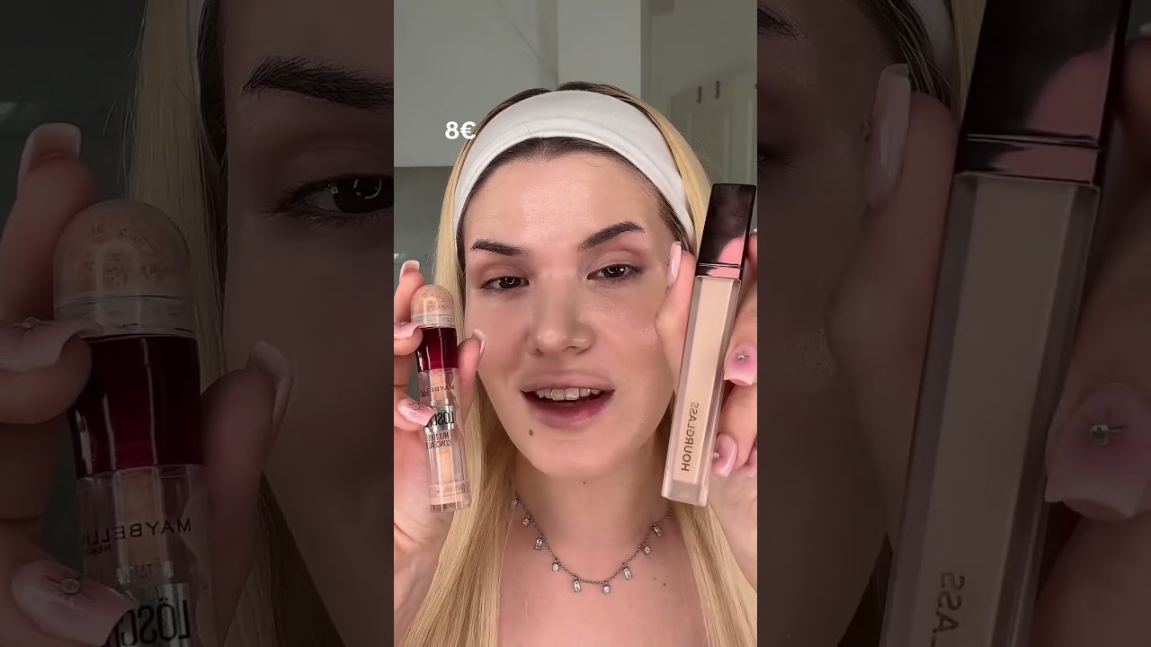 Seht ihr schon einen Unterschied? 👀💄 #VANESSATESTET #g&uuml;nstigvsteuer #makeup