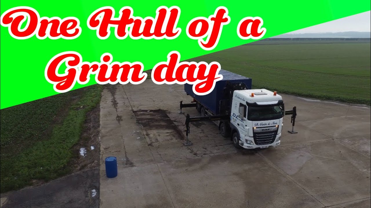 Один мрачный день #hiab #hull #grimsby #fyp