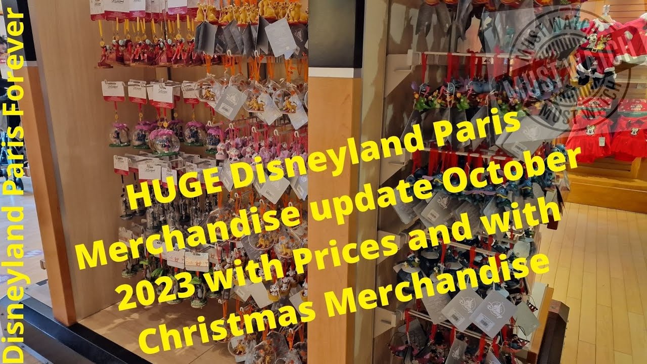 🛍️HUGE Disneyland Paris Merchandise update October 2023 with prices, including Christmas Merchandise