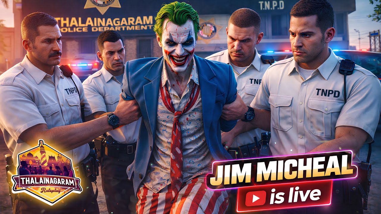 🔴LIVE | GTA V Roleplay | JIM MICHEAL is Live | Tamil #ThalainagaramRP #TNRP #santropcgaming