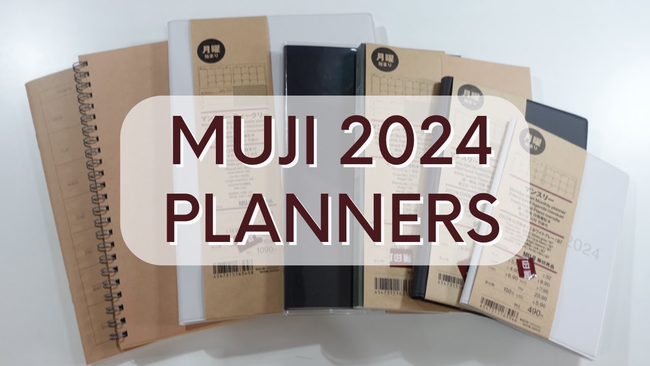 MUJI 2024 PLANNER LINE UP | 2024 Planner & Journal Series | Episode 1