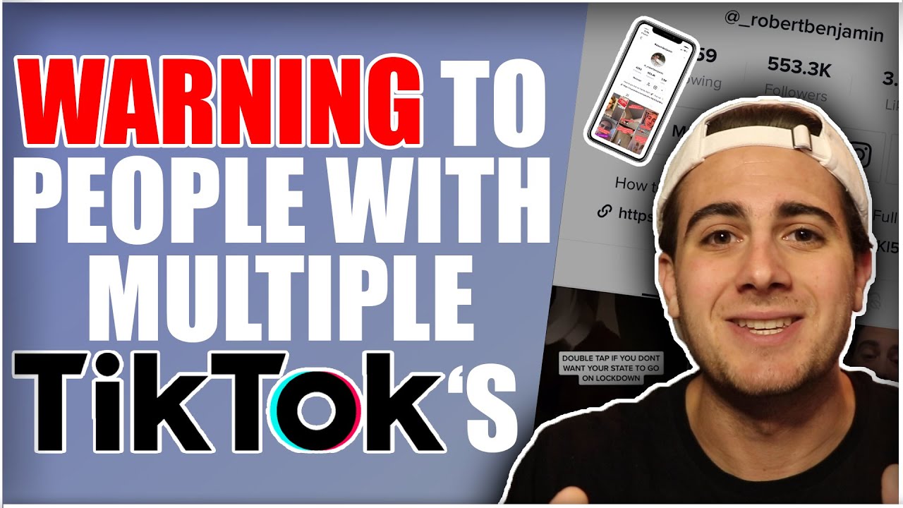 MULTIPLE TIKTOK ACCOUNTS CAN GET YOU SHADOW BANNED (POTENTIALLY)