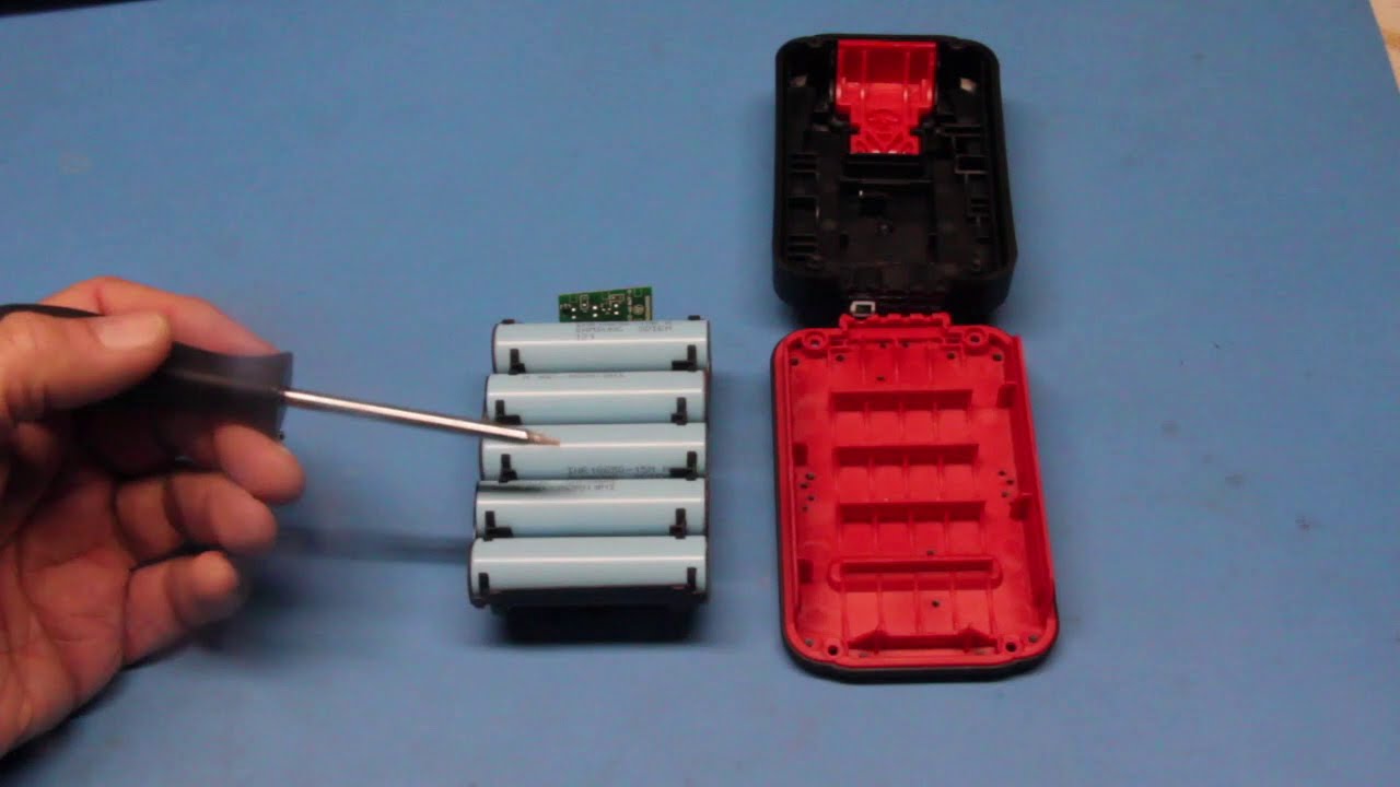 Разборка аккумуляторной батареи Harbor Freight Bauer