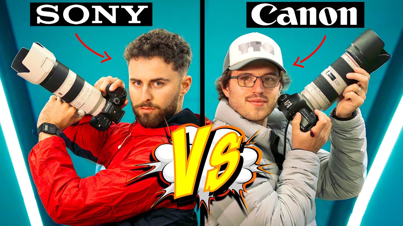 Who is The Better Professional Photographer? SONY VS CANON Photo-Battle!