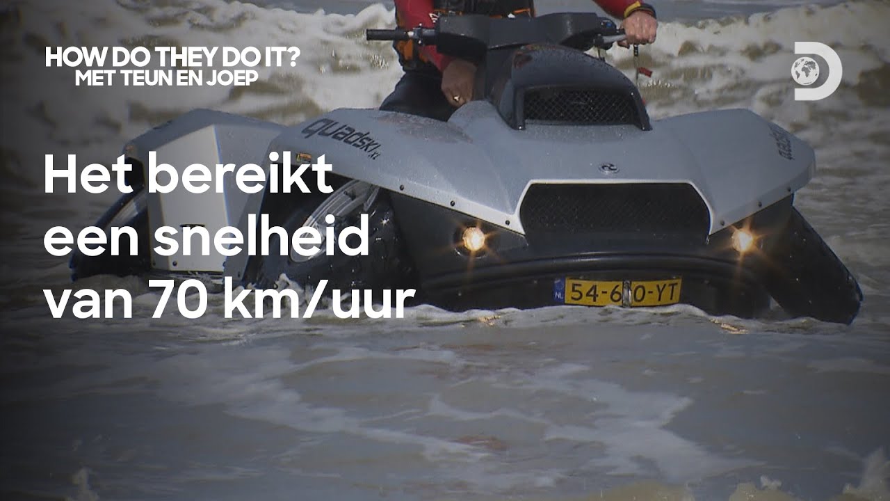 Gebruik maken van de Quadski op het Nederlandse water. - How Do They Do It? met Teun en Joep