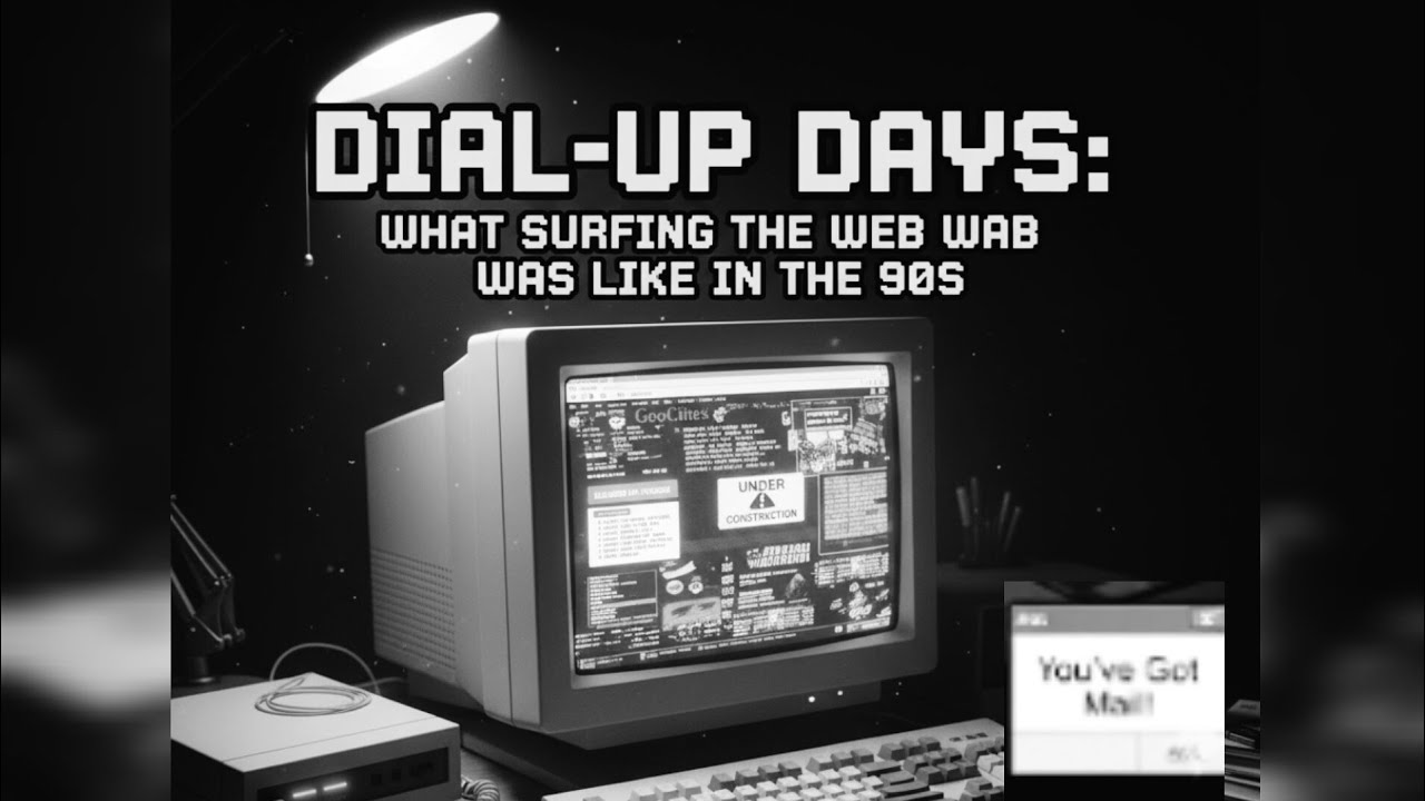 Dial-Up Days: What Surfing the Web Was Really Like in the 90s | History of the Internet #TechHistory