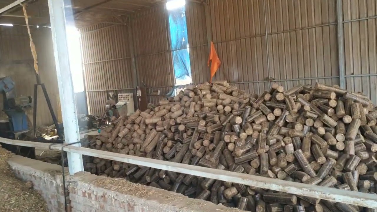 Bio mass Briquettes manufacturing GK Bio coal . Maharashtra Buldhana