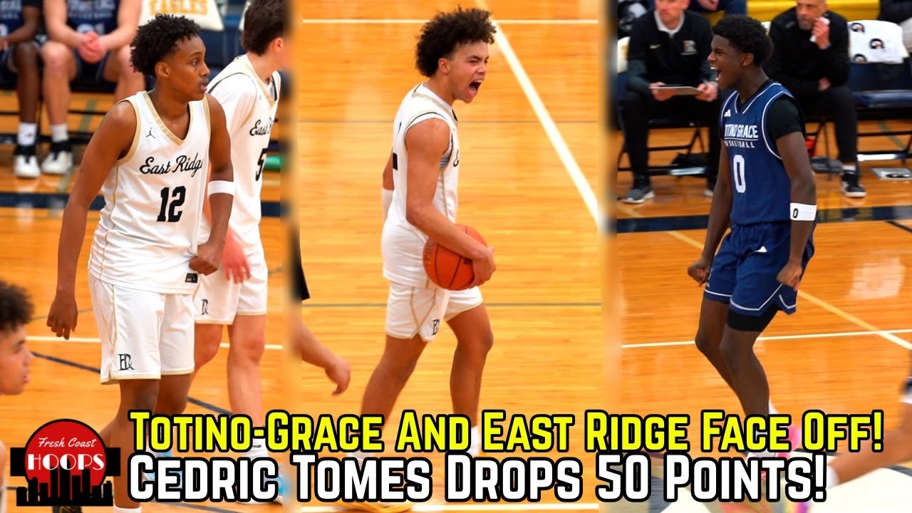 Cedric Tomes Drops 50 Points! Totino-Grace vs East Ridge Was Wild!