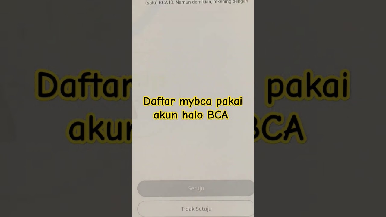 Cara daftar mybca pakai akun halo BCA part5 #tutorial #bankbca #bca