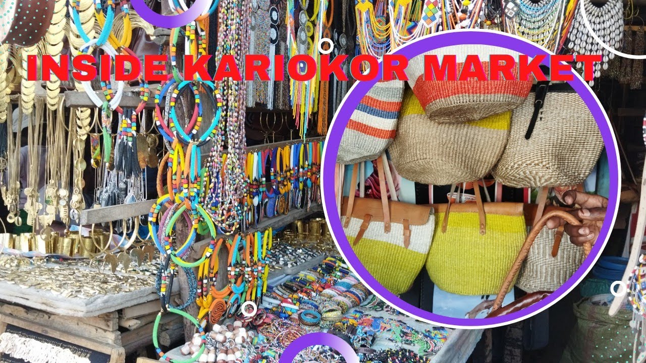 INSIDE KARIOKOR MARKET/Where to buy earings, necklaces, bungles and everything AFRICAN❤️