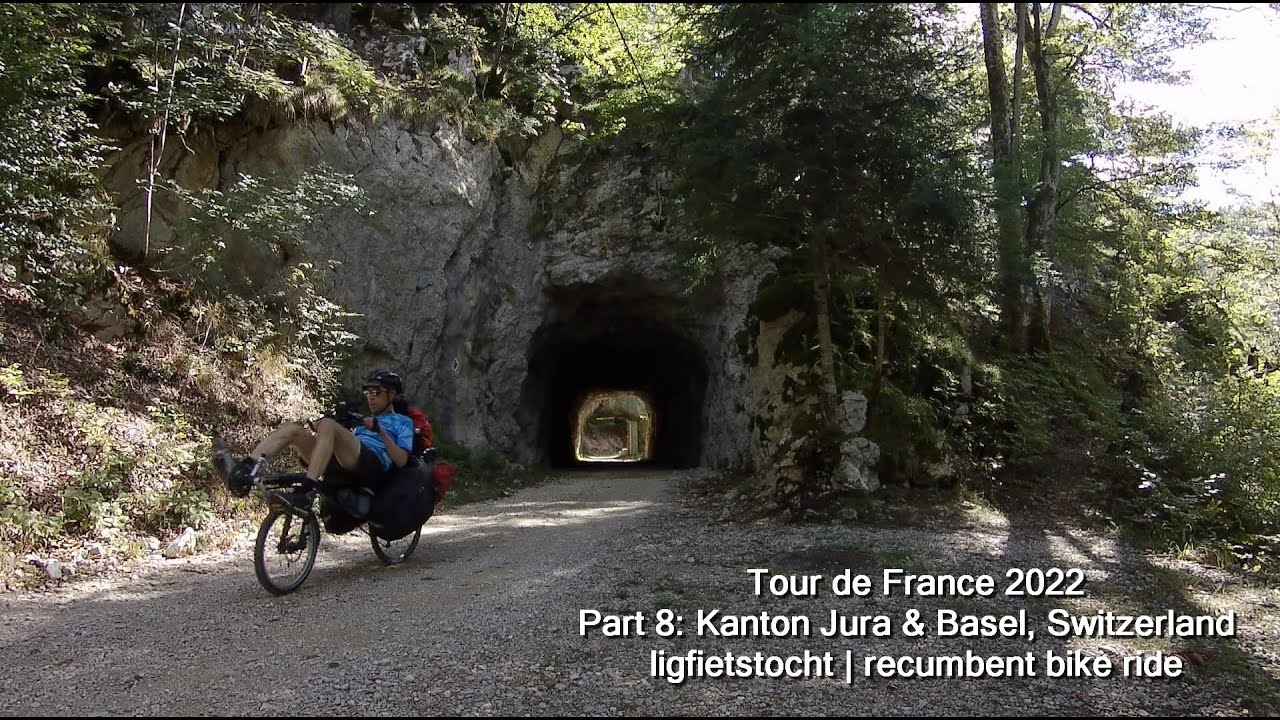 Tour de France 2022 - Part 8: Kanton Jura & Basel, Switzerland | ligfietstocht | recumbent bike ride