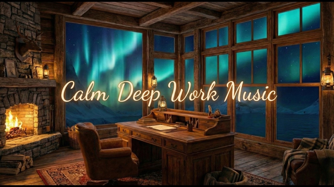 Calm Deep Work Music – Peaceful Ambient Sounds for Stress-Free Study&Focus Enter Flow State 4K Video