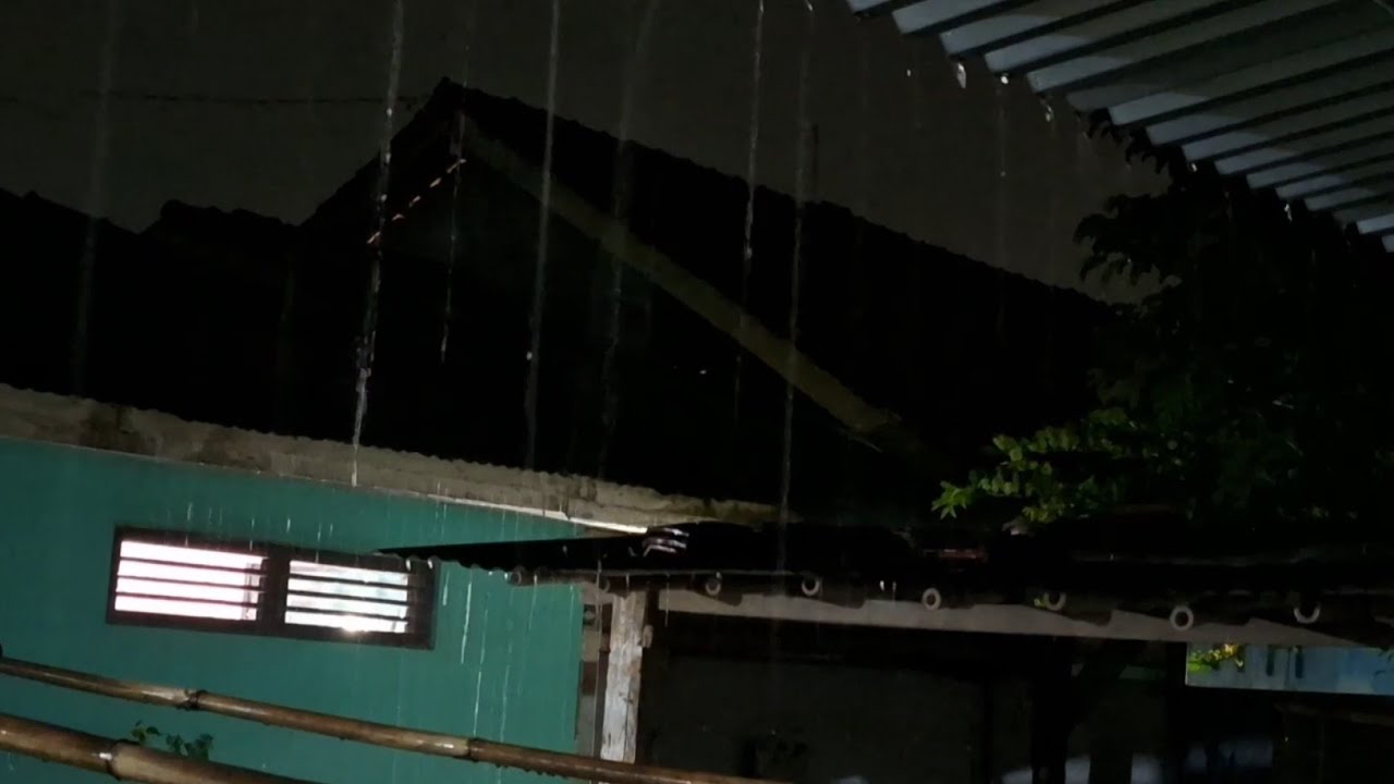 Goodbye Anxiety⚡Heavy Rain & Distant Thunder for Deep Sleep 🌨