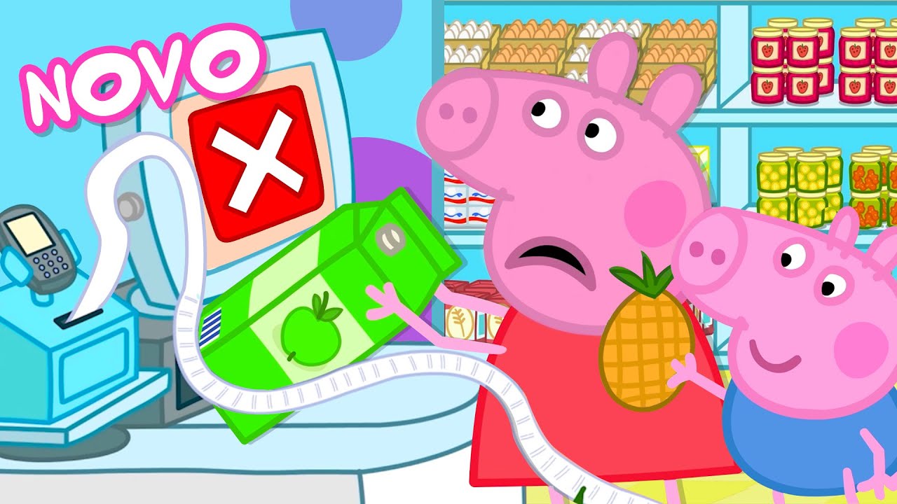 Peppa Pig Português Brasil | O Grande Robô de Compras | NOVO Contos da Peppa Pig