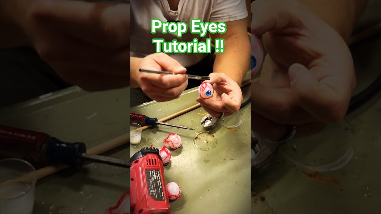 Cheap & Easy Prop Eyes for Halloween 🎃 👻 