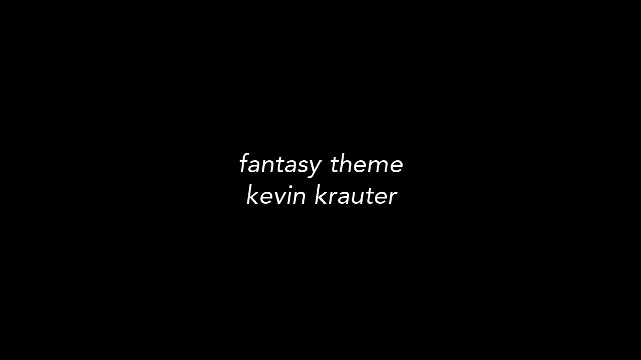 kevin  krauter - fantasy theme (cover)
