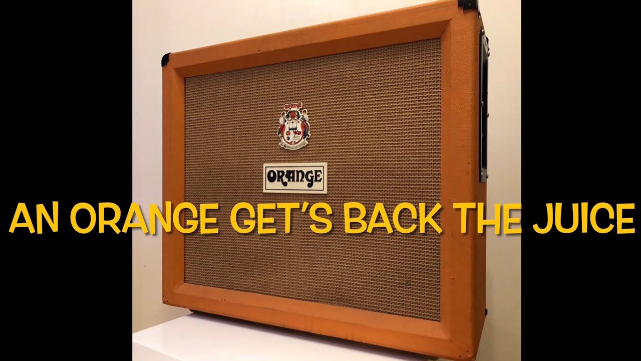 Fixing a noisy Orange OR 80. A British Legend On The Bench!