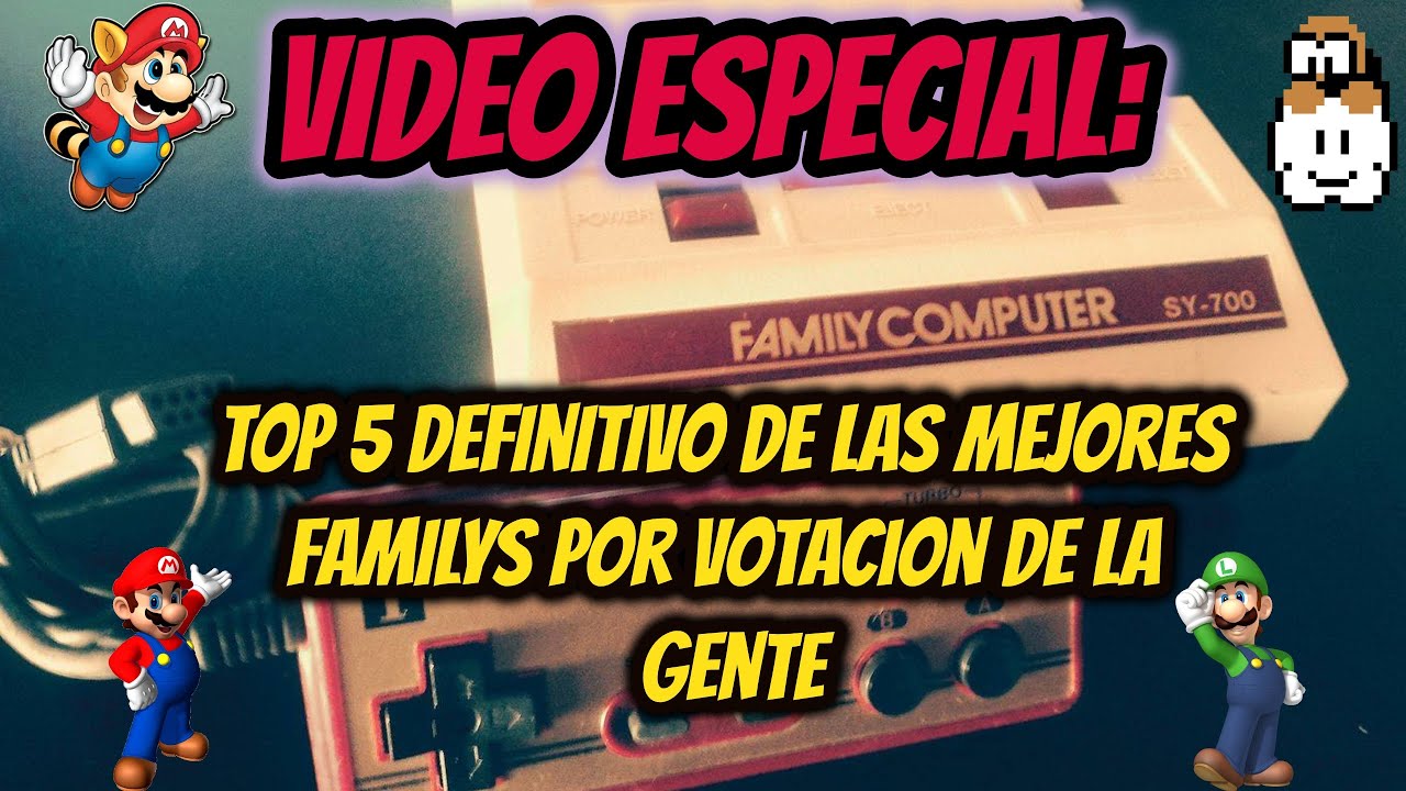 Top 5 definitivo de mejores family game.Por votacion de la gente!