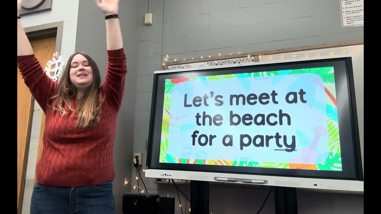 Hawaiian Beach Party with Motions
