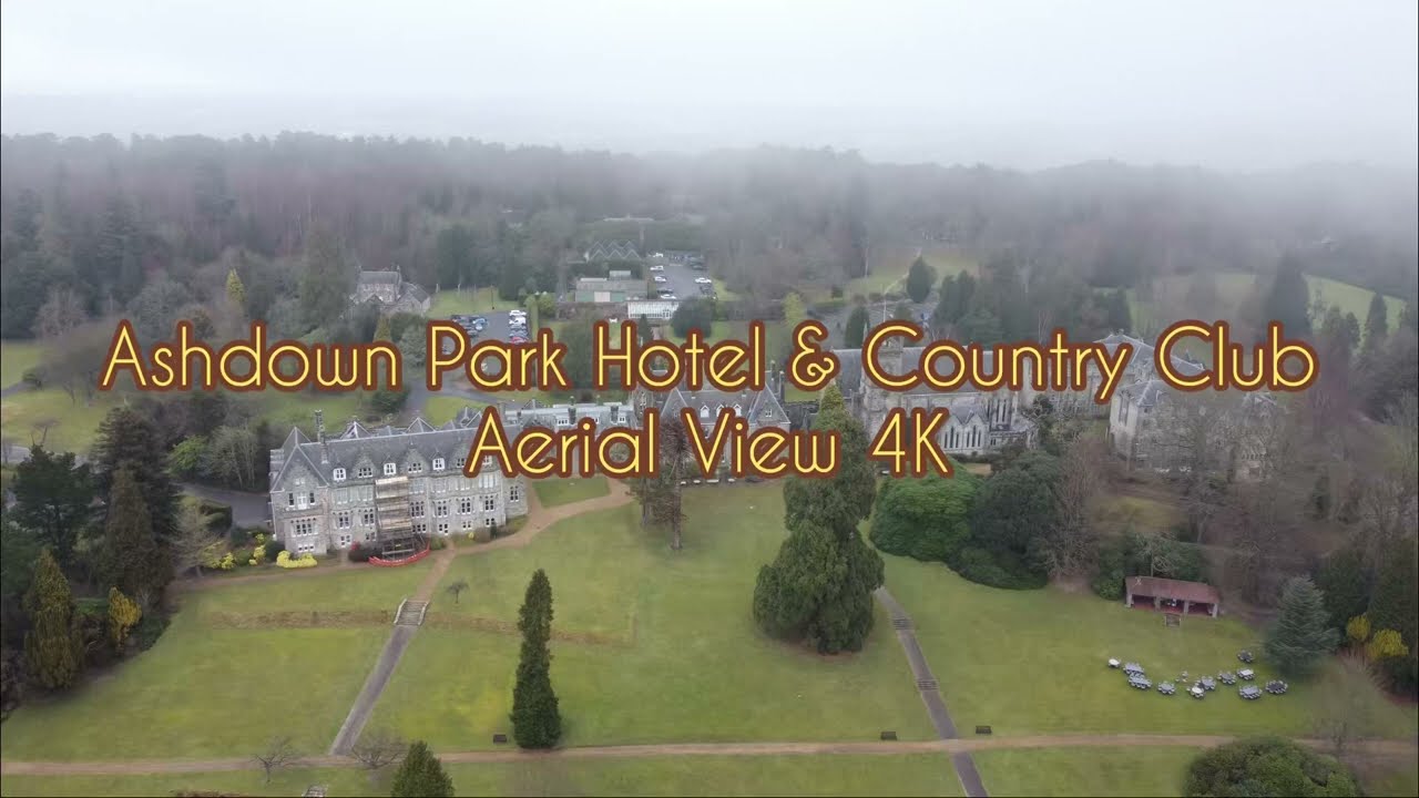 Ashdown Park Hotel & Country Club | 4K Aerial View