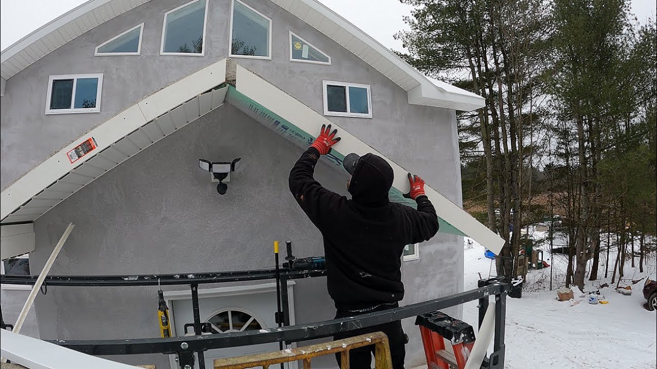Soffit, Fascia and Corner boards for my ICF house