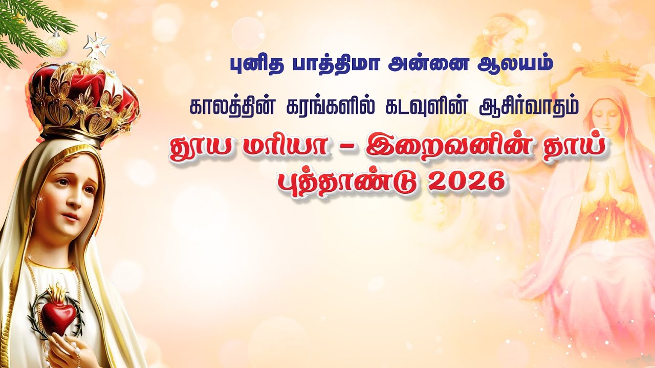 🔴LIVE புத்தாண்டு நள்ளிரவு சிறப்பு தமிழ் திருப்பலி | 31 DEC 2025 | பாத்திமா ஆலயம் கோடம்பாக்கம்