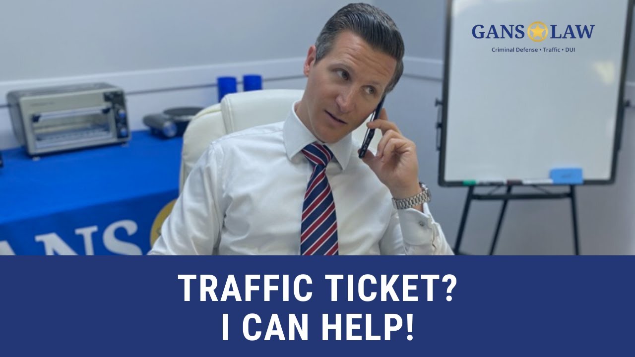 Traffic Tickets | Gans Law - Orlando Traffic & Criminal Defense Attorney
