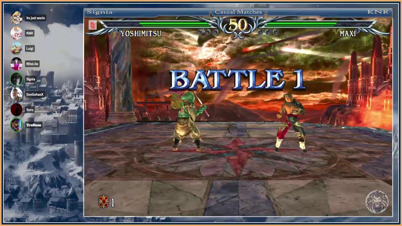 SoulCalibur 3 Lobby Night!