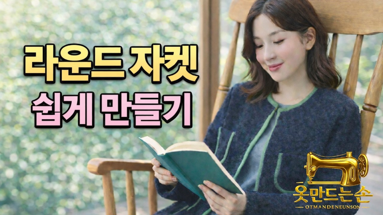 라운드자켓 패턴과 재봉 합본영상입니다 / #sewing / #sewingtutorial / #fashion / 옷 수선, 옷 리폼, 패턴, 디자인