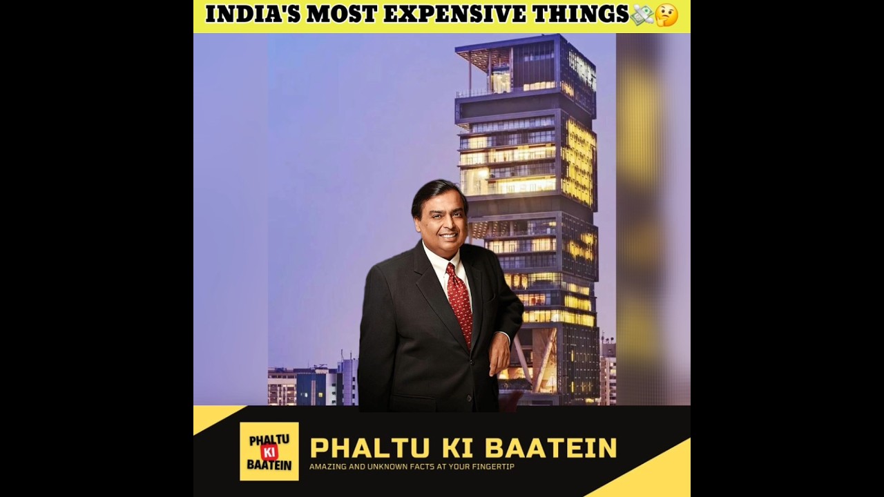 4 India's most expensive things🤔💸 