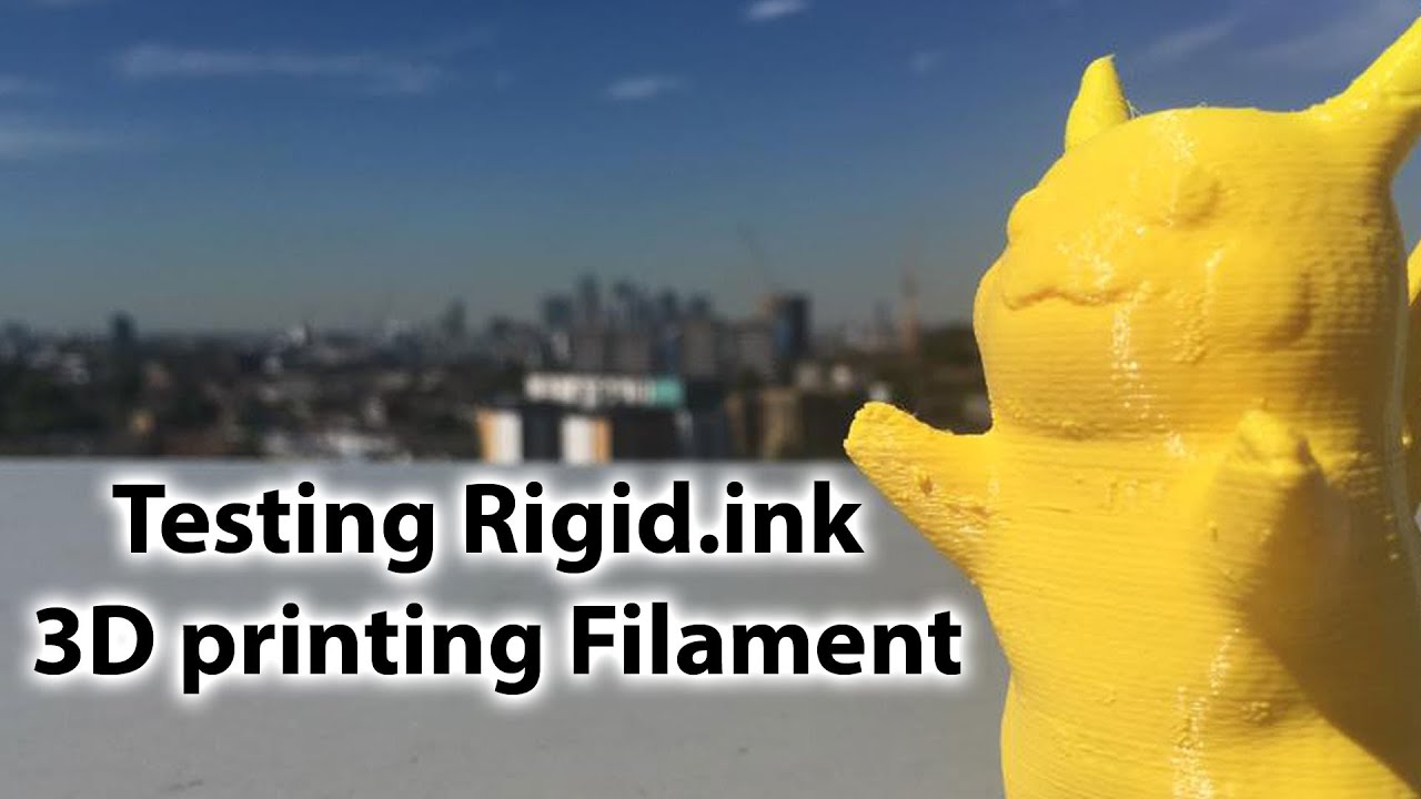 Pikachu! I print you! - Rigid ink 3D printing filament review