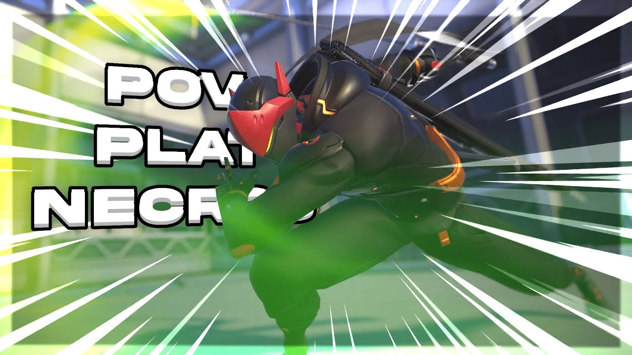 POV: YOU'RE A PLAT NECROS - Overwatch 2 Genji Montage