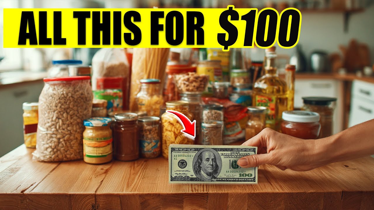 $100 Budget Prepping: Stockpile Food for 90 Days