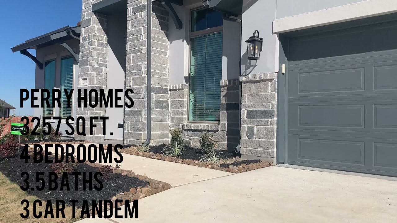 Perry Homes 3257S Home Tour Seguin, TX