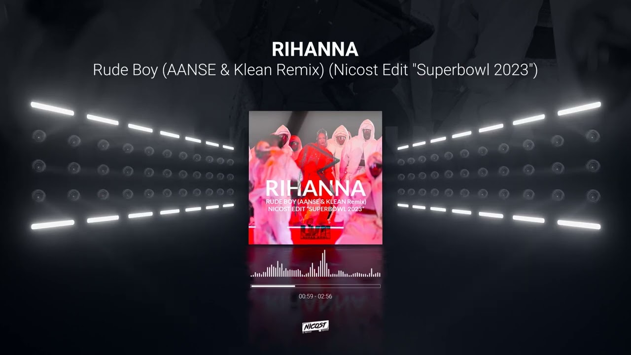 Rihanna - Rude Boy (AANSE & Klean Remix) (Nicost Edit)  |  Superbowl 2023  | TECH HOUSE & BAILE FUNK
