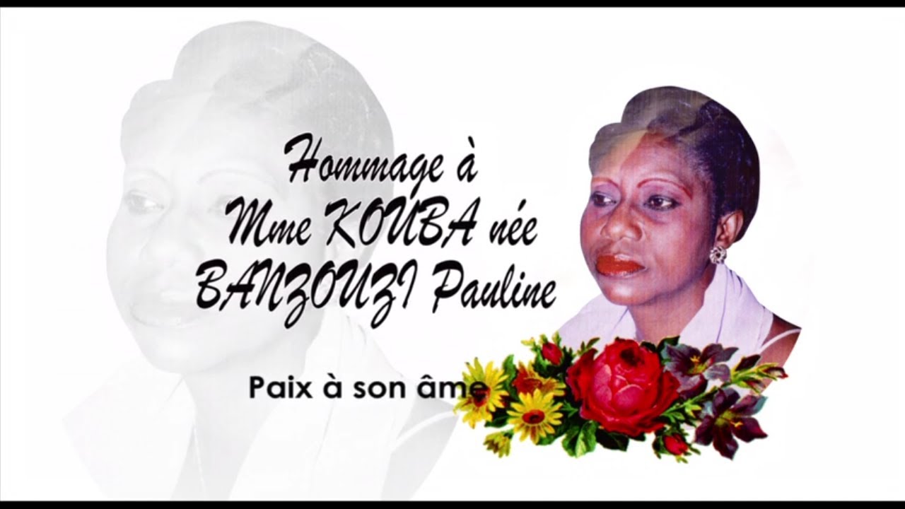 POINTE NOIRE LES OBSEQUES DE BANZOUZI PAULINE