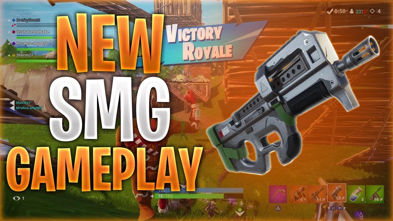 New Compact SMG Gameplay! (Fortnite)